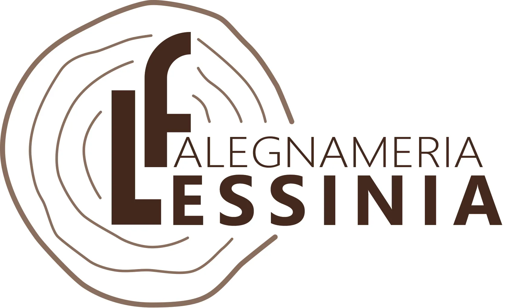 Logo Falegnameria Lessinia. Qualità e passione. Serramenti interni ed esterni, portoni garage, pergole bioclimatiche
